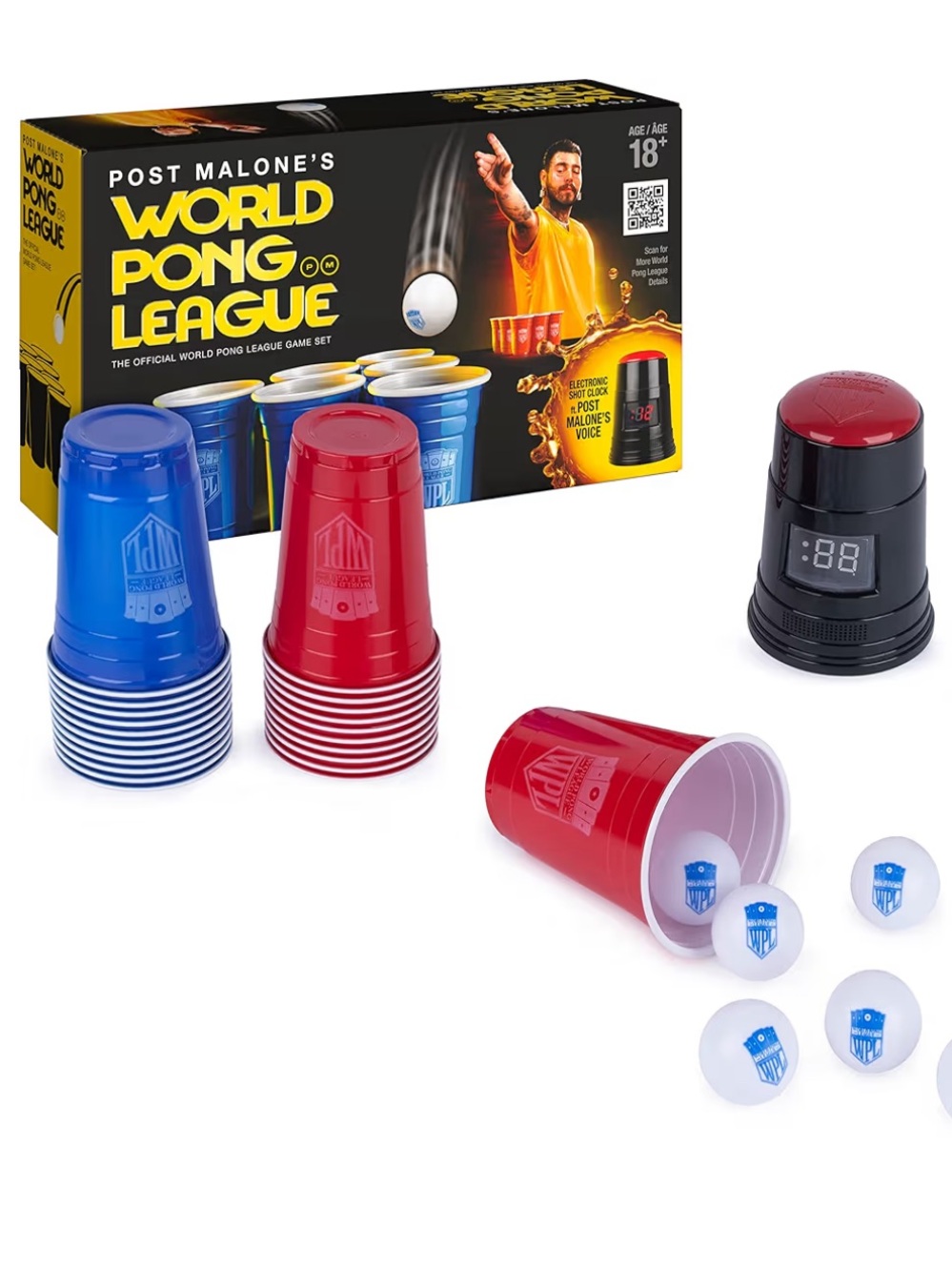 Post Malone World Pong League Beer Drinking Game